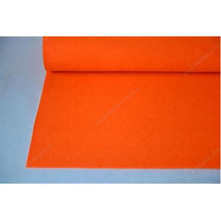 2 mm. sentetik ithal keçe  (koyu turuncu C-19)